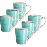 Mäser Kaffeebecher 0,38 l Blau 6 St.