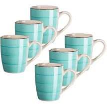 Mäser Kaffeebecher 0,38 l Blau 6 St.