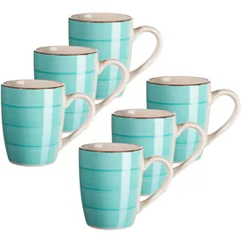 Mäser Kaffeebecher 0,38 l Blau 6 St.