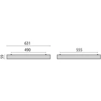 Performance in Lighting FL625LED EL Aufbaurahmen