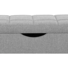 Home Affaire Hockerbank Checked Grau 160 x 42 x 40 cm