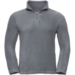 Russell Adults' Quarter Zip Outdoor Fleece, convoy grey, M