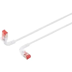 Lanview Bendable booted RJ45 CAT6A U/FTP 1m White FLEX-ANGLE - Kabel - Netzwerk