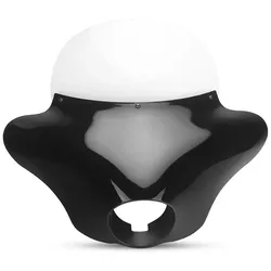 Batwing Verkleidung passend für Chopper Cruiser Bobber Windschild Lenkerverkleidung Craftride KF