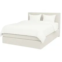 Möbel Kraft Boxspringbett 140 x 200 cm Weiss