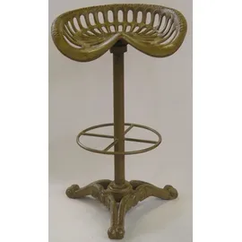 Casa Padrino Luxus Barhocker - Gusseisen - Höhe 78,7 cm - Industrial Design