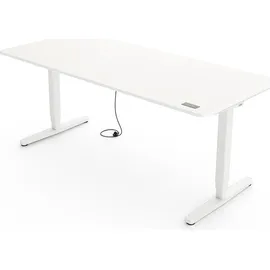 Yaasa Schreibtisch 180 x 80 cm Weiß