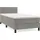 vidaXL Boxspringbett 100 x 200 cm Hellgrau