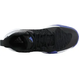 adidas Explosive Flash, Herren Basketballschuhe, Schwarz (Negbás/Azalre 000), 42 EU - 42