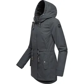 Ragwear Wintermantel Winterjacke Monadis Black Label«, grau