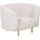 Beliani Sessel LOEN Polyester/Schaumstoff 75 x 85 x 80 cm Beige/Gold