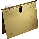 Leitz Hängehefter Alpha kfm. Heftung mit Tasche, Natronkarton, Naturbraun
