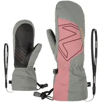 Ziener Kinder LAVALINO Ski-Fäustling/Wintersport | wasserdicht, Lange Stulpe, Green