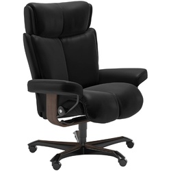 STRESSLESS Bürostuhl Magic Office Leder Schwarz Batick Black M (Medium)