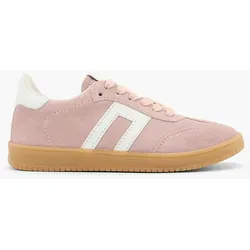 Leder Sneaker - Damen - pink