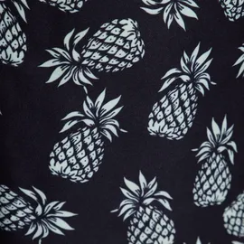 King Kerosin Badeshorts Pineapple Schwarz 3XL