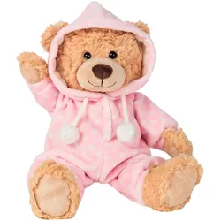 Hermann Teddy Collection Kuscheltier Schlafanzugbär 30 cm, rosa