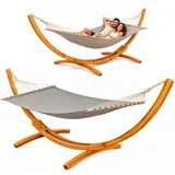 AMANKA XXL Hängematte mit Gestell - Outdoor Set für 2 Personen bis 150 kg