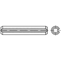 Industrial Quality Supplies ISO 8752 Spannstift (Spannhülse), schwere Ausführung,