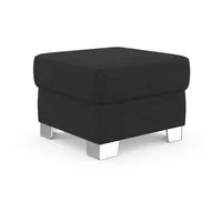 DOMO collection Hocker »Anzio«, wahlweise mit Federkern grau