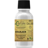 Contura Caldo Goldlack Goldfarbe Gold Effektlack Möbellack Holzlack Metalllack Möbel Farbe Möbelfarbe Effektfarbe (50ml. Pinseflasche)