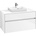 Waschtischunterschrank C01600DH 100x54,8x50cm, Waschtisch mittig, Glossy White