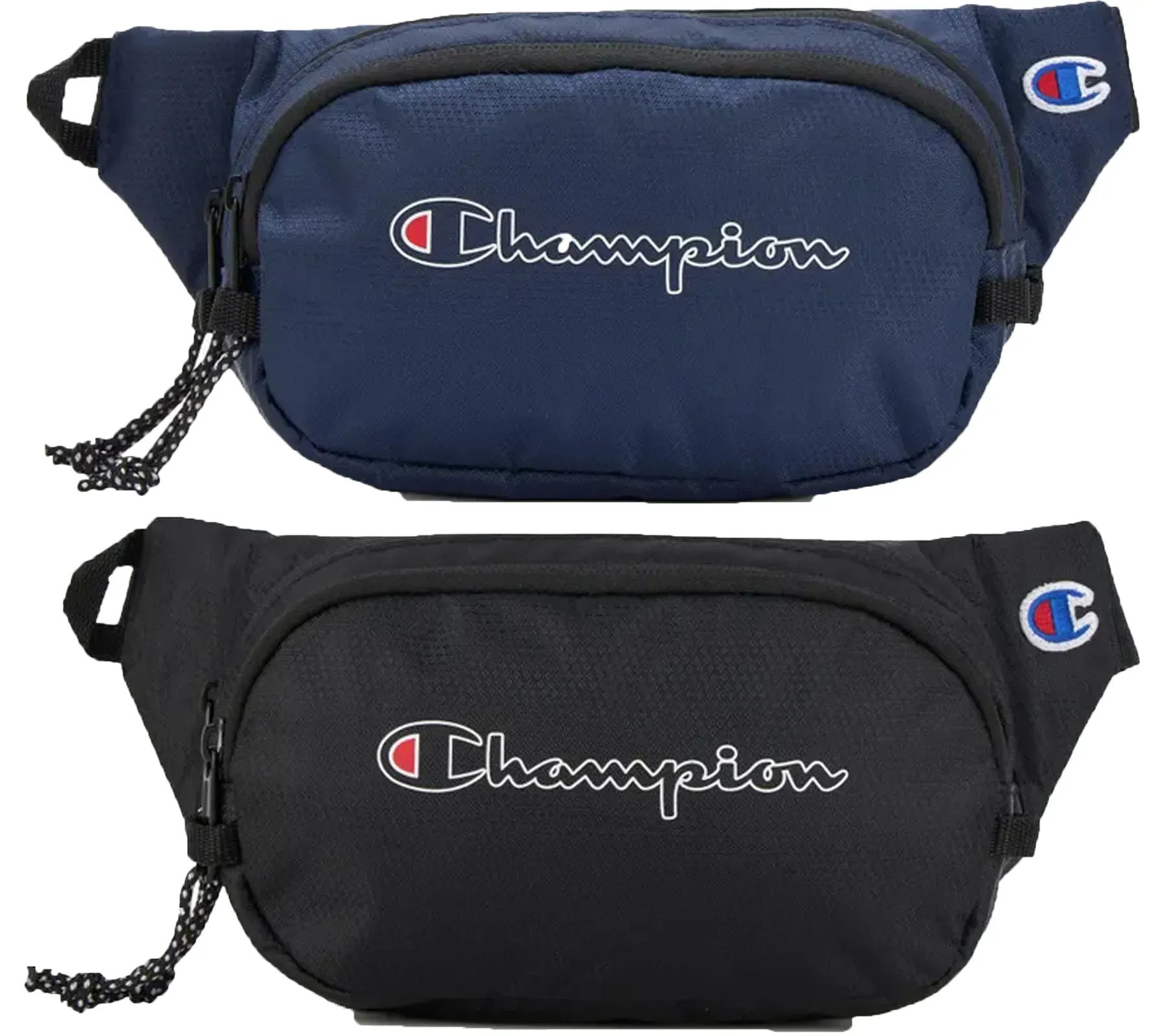 Champion Center Bauch-Tasche Damen und Herren Touristen-Tasche Waistpack Gürtel-Tasche 1L CV2-1440 Dunkelblau oder Schwarz - 