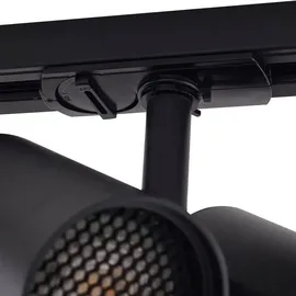 LINDBY Linaro 2-flammig schwarz Aluminium