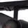 LINDBY Linaro 2-flammig schwarz Aluminium