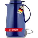 Helios Servitherm Thermoskanne 1,3 l Dunkelblau 4 St.