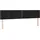 vidaXL Boxspringbett mit Matratze & LED Schwarz 180x200 cm Samt