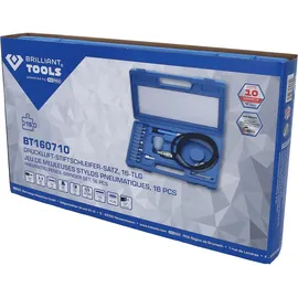 BRILLIANT TOOLS Druckluft-Stiftschleifer-Satz 16-tlg