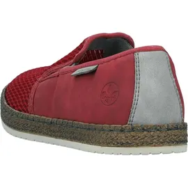 Rieker Espadrilles Herren Rot 43