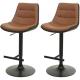 Proregal Barhocker 65-86 cm Braun