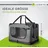 Juskys Hundetransportbox M faltbar 42 x 60 x 44 cm Grau