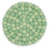 Thalia Filzuntersetzer Dots "Salbei"