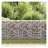 vidaXL Gabionenwand mit Abdeckung 200 × 20 × 85 cm
