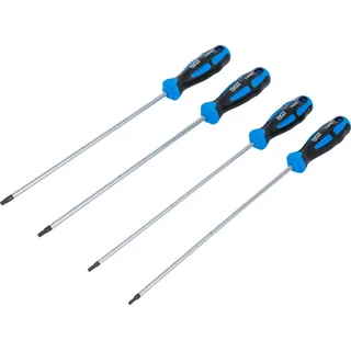 BGS Schraubendreher-Satz extra lang T-Profil (für Torx) T15 - T30 4-tlg.