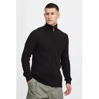 SOLID SDXenos Herren Strickjacke Cardigan mit Stehkragen 100% Baumwolle Regular fit, Größe:2XL, Farbe:Black (9000)