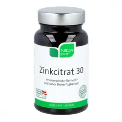 Nicapur Zinkcitrat 30 Kapseln