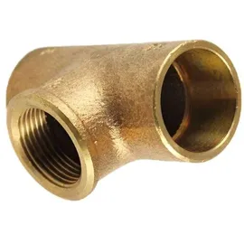 IBP Bänninger Rotguss-Lötfitting T-Stück 35 mm x 1/2 Zoll IG - Typ 4130G, DVGW