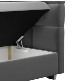 beautysofa KANADA 180 x 200 cm Grau