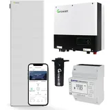 Growatt SPH6000TL3-BH-UP 6kW Hybrid Wechselrichter mit 25.6kWh Solarspeicher-Set