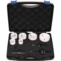 PROMAT Lochsägensatz 10-teilig 22-68 mm Schnitttiefe 38 mm Bi-Metall