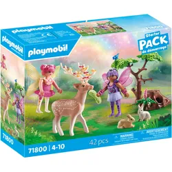 PLAYMOBIL 71800 - Fairies - Feen mit süßen Waldtieren
