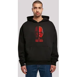 Kapuzenpullover F4NT4STIC "Star Wars Allegiance First Order", Herren, Gr. XXL, schwarz, Obermaterial: 100% Baumwolle, casual, oversize, Langarm, Pullover, Premium Qualität