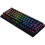 Razer BlackWidow V3 Mini HyperSpeed Verkabelt - Kabellos, USB | RF Wireless + Bluetooth, Mechanisch - Schwarz