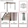 MCW Pergola C42 3 x 3 m inkl. Schiebedach Taupe