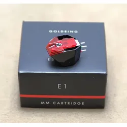 Goldring E1 red MM-Tonabnehmersystem für Plattenspieler, warmer Klang GL0054