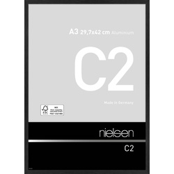 Bilderrahmen C2 29,7 x 42 cm Aluminium Schwarz